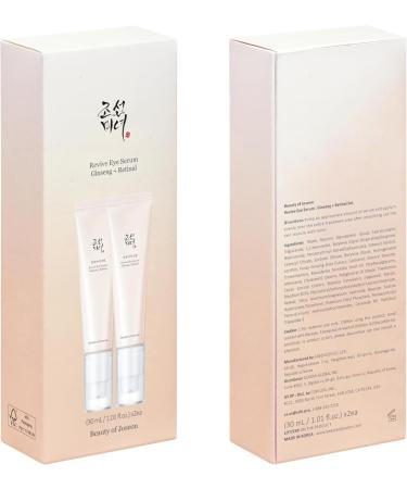 Beauty of Joseon Revive Lot de 2 s rum contour des yeux avec peptide r tinien niacinamide pour le visage sous les yeux rides cernes hydratant soin de la peau cor en 30 ml - Buy Online on GoSupps.com
