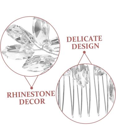 Healeved Crystal Hair Accessories Wedding Hair Comb Rhinestone Hair Comb for Bride Hair Side Comb Hair Accessories for Women Bride Hair Comb Rhinestone Hair Accessories Bridal Hair Comb - Buy Online on GoSupps.com