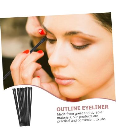 Baluue 24 Pcs Eyeliner Brush Eye Shadow Brush Makeup Brushes Eyeshadow Makeup Eyeliner Brush Black - Buy Online on GoSupps.com