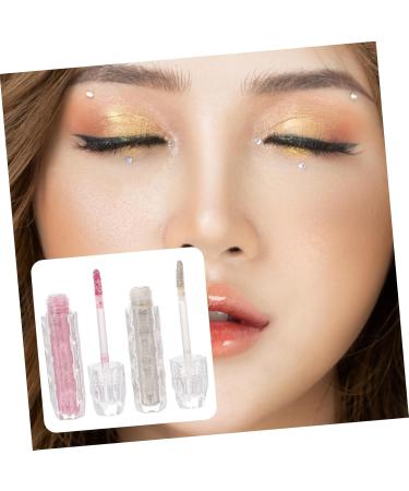 BIUDECO 2pcs Eyeshadow Liquid Eye Shadow Eye Makeup Make up Shampoo+shield Cosmetics Plastic - Buy Online on GoSupps.com