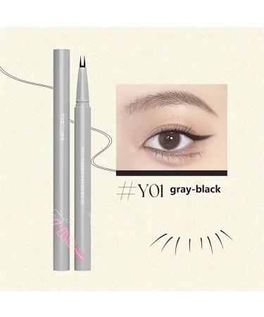 Liquid Eyeliner Eye Defining Applicator Waterproof Eye Enhancer | False Eyelash Tip Eyeliner with Double Claw Quick-Drying Eyeliner Pen Makeup Essentials - Buy Online on GoSupps.com