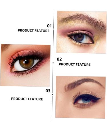 IWOWHERO 6 Pcs Eye Shadow Cream Light Brown Eyeliner Black Eyeliner Pencils Black Matte Eyeliner Eye Liner - Buy Online on GoSupps.com