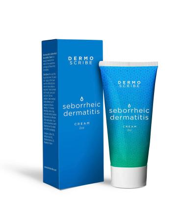 Dermoscribe - Seborrheic Dermatitis Cream, Eczema Cream, Fast-Acting Itchy Skin Relief, Eases Itching, Redness, & Scaling, for Face, Chest & Scalp, 2 oz