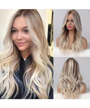 Testar 26-Inch Long Blonde Wig for Women | Natural Loose Wavy Synthetic Hair - Perfect for Daily Wear - Buy Online on GoSupps.com