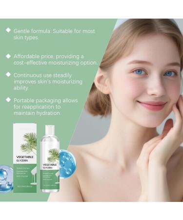 Plant Skin Care Glycerin Multifunctional Softening and Moisturizing Product Plant Glycerin Liquid Moisturizing Oil Deep Hydration Suitable for Skin and Face Care - Buy Online on GoSupps.com