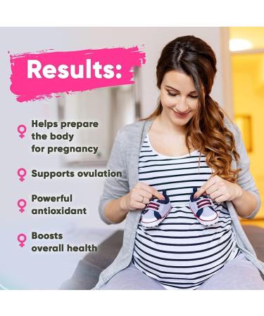 Fertility Supplements for Women | Premium Prenatal Vitamins with Folic Acid Ashwagandha CoQ10 & Myo-Inositol 60 Capsules Rich in Minerals & Antioxidants - Buy Online on GoSupps.com