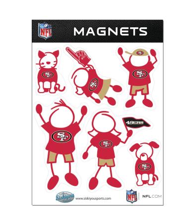 Siskiyou Sports NFL Family Magnet Set San Francisco 49ers