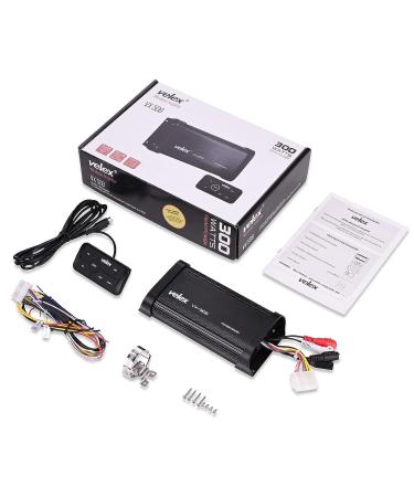 Velex Powersport Class D Amp Amplifier 300W Marine for Boats, UTVs, ATVs, Golf Carts - Bridgeable - Buy Online on GoSupps.com
