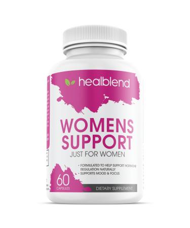 Women s Support Complex Advanced Formula - Female Support Supplement for Hot Flashes Night Sweats Symptoms of Perimenopause and Menopause - Hormone Regulation Naturally - 60 Capsules