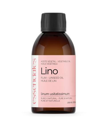Essenciales Vegetable oil organic linen 100 pure 200 ml vegetable oil linseed oil Linum usitatissimum