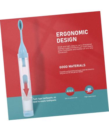 Buy Minkissy Travel Toothbrush Bag - Comfortable Folding Toothbrush for Braces & Tooth Hygiene - Blue (1 Pack) - International Shipping Available - Buy Online on GoSupps.com