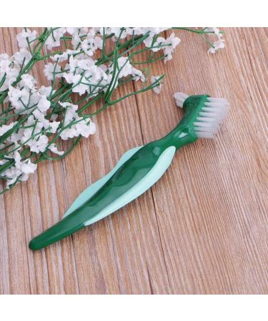 RETYLY 2 Pcs Premium Hard Denture Brush Toothbrush Cleaning Brush Multi-Layered Bristles &Portable Denture Double Sided Brush - Buy Online on GoSupps.com