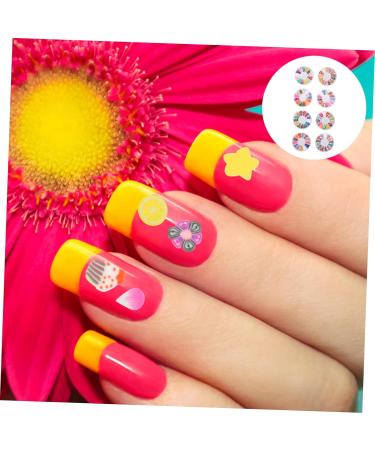 minkissy 56 Boxes Soft Pottery Nail Diy Scrapbook Cane Accessories Hair Bow Resin Polymer Slices Manicure Decor Resin Flat Back Button Flower Clay Fruit Polymer Clay Patch Sticker 3d - Buy Online on GoSupps.com