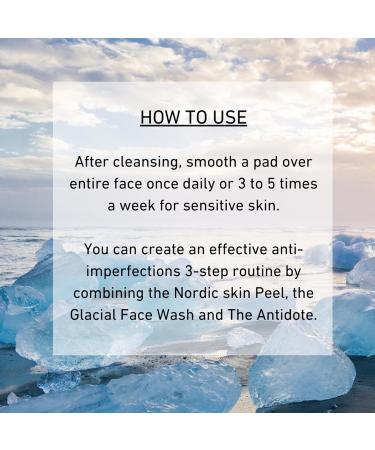 Buy Skyn ICELAND Nordic Skin Peel - 60 Pads for Radiant Skin | International Shipping Available - Buy Online on GoSupps.com