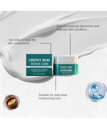  SKZKK Crepey Skin Repair Treatment Firming and tightening face cream absorbs quickly for all skin types gentle hydration relieves dryness and a smooth texture (3 pcs) - Buy Online on GoSupps.com