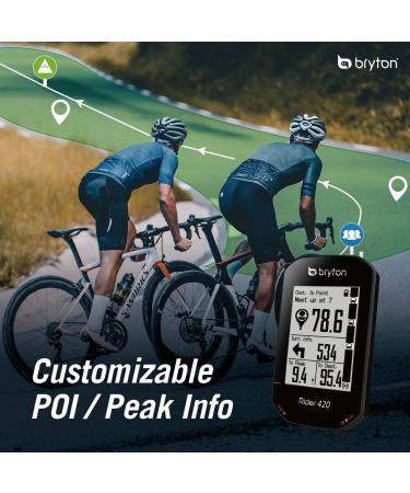 Buy Bryton Rider 420 Wireless GPS Bike Computer - Route Tracking Street Navigation & Multi-Language Support - Buy Online on GoSupps.com