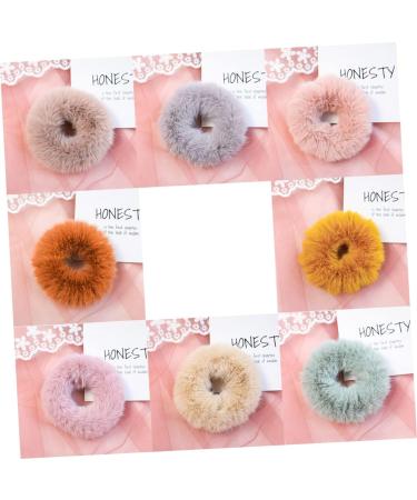 Ipetboom 5pc Ponytail Holder Scrunchie Holder Stretch Headbands for Women Scrunchies for Girls Fuzzy Fur Scrunchies Cat Ear Scrunchies Pompom Ball Scrunchie Tiara Women's Hair Wristband - Buy Online on GoSupps.com