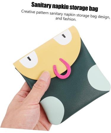 Beaupretty Women's Bandage Storage Bag | Compact Winding Bag with Hidden Pocket for Menstrual Pads - 13.5x12x1cm - Buy Online on GoSupps.com
