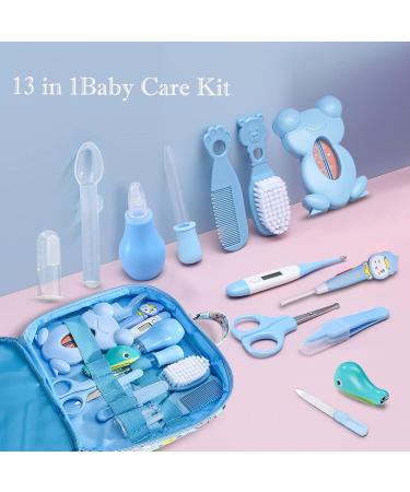 Idota Baby Care Set - 13 Piece Newborn First Aid Kit (Blue) | Essential Infant Health Supplies for International Shipping - Buy Online on GoSupps.com