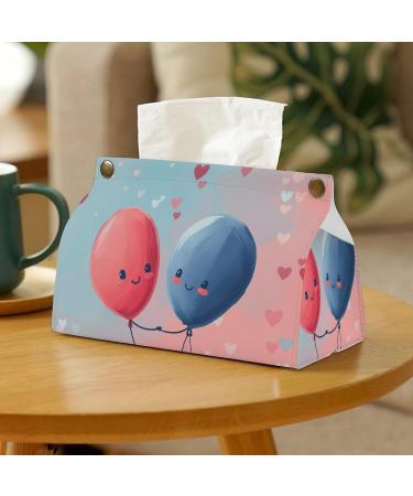 Tissue Box Cover Tissue Box Holder Balloons Holding Hands Print Tissue Holder Travel Tissue Packs Facial Paper Holder Decorative Holder - Buy Online on GoSupps.com