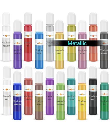 HTVRONT Alcohol Ink for Epoxy Resin - 20 Vivid Color Alcohol Inks Sets Including 6 Metallic Alcohol Ink, Concentrated Resin Ink 0.35oz/10ml, Transparent Alcohol Ink for Resin Art, Tumblers B-10ml*20 Alcohol Ink - Buy Online on GoSupps.com