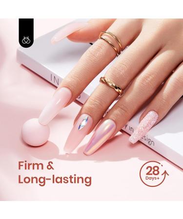 Beetles Poly Nail Extension Gel Starter Kit - 6 Jelly Colors 15ml - Quick Building Hybrid Gel with UV Light - PolyGel Nail Set - Buy Online on GoSupps.com