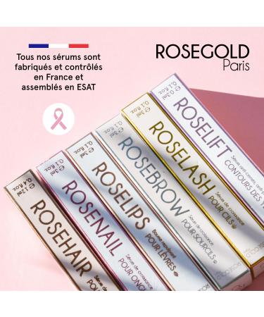 Rosegold Rosenail Growth Serum - Strengthening Care for Longer Stronger Nails - Vegan & Hormone-Free - 3 Pack (3 ml) with Baobab Extract - Buy Online on GoSupps.com