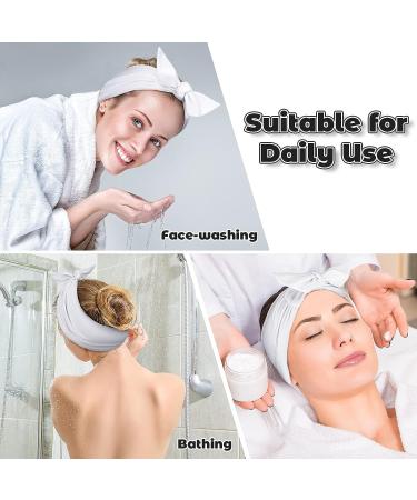 Adjustable Knotted Headbands Set for Women - Non-Slip Elastic Hairbands in Black, White, Wine Red, Navy Blue - Head Wrap for Girls - Buy Online on GoSupps.com