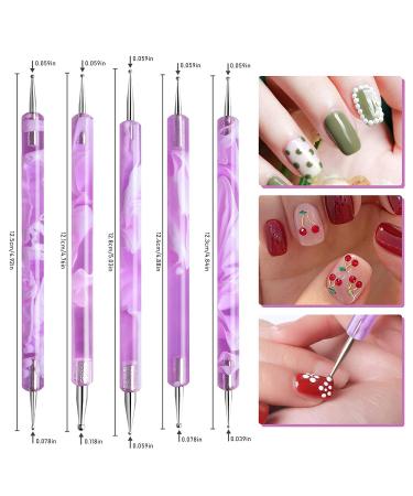 Ebanku 13-Piece Acrylic & Gel Nail Brush Set - Professional Nail Art Design Tools for UV Gel & Acrylic Painting - Buy Online on GoSupps.com