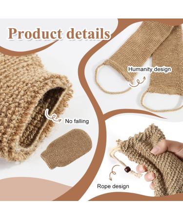 Still Peeling Glove Set - Natural Jute Sisal Exfoliating Hammam Gloves for Body Care - Buy Online on GoSupps.com