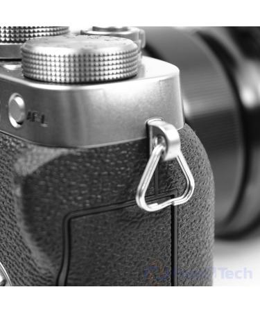 Foto&Tech 4pc Lug Ring Camera Strap Triangle Split Ring Hook - Compatible with Fujifilm Leica Nikon Canon Sony Olympus Pentax Panasonic SLR RF Mirrorless Camera - Buy Online on GoSupps.com