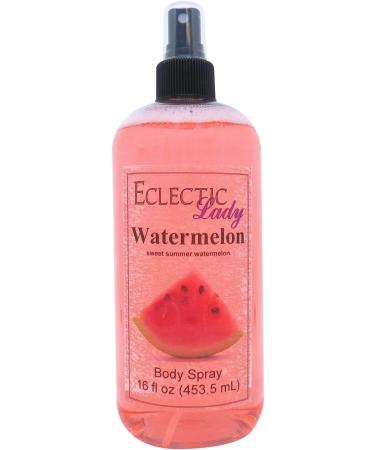 Watermelon Body Spray Body Mist for Women with Clean Light & Gentle Fragrance Long Lasting Perfume with Comforting Scent for Men & Women Cologne with Soft Subtle Aroma For Daily Use Regular Strength 16 Fluid Ounces