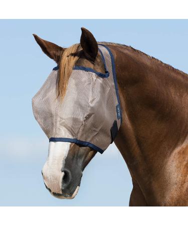 Horseware Amigo Flymask Fly Mask Bronze Navy Small Pony