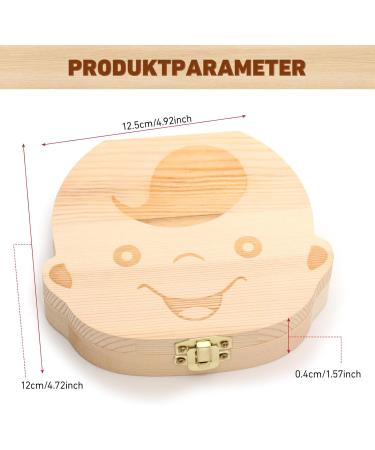 Xianglongy Milk Tooth Fairy Box - Perfect Gift for Kids' Baptism & Birthdays | Tooth Container for Young Girls - Buy Online on GoSupps.com