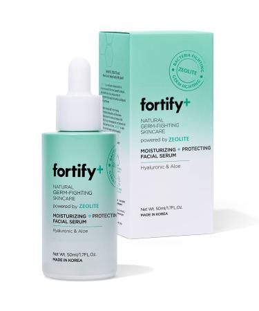 Fortify Natural Germ-Fighting Skincare - Facial Serum - Moisturizing & Protecting | Rejuvenates & Revives | Clean Beauty | Made in Korea - 50ML