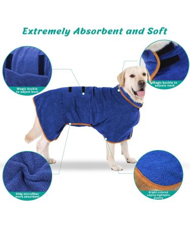 Leapbeast XS Blue Dog Bed - Quick Drying Very Absorbent with Adjustable Straps & Velcro Fastener | International Shipping - Buy Online on GoSupps.com