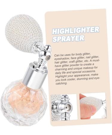 Beavorty s 1Pc body air bag powder glitter powder spray perfume body glitter spray Sparkle Powder face Glass Spray Bottle Golden 7x5.5cm - Buy Online on GoSupps.com