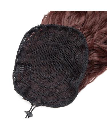 SEGO Reddish Brown Hairpiece Bun Extensions - Wavy Ponytail Hair Tie & Updo Braid - Buy Online on GoSupps.com
