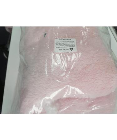 Newborn Baby Cartoon Bear Snowsuit Winter Coat Fleece Hooded Romper Jumpsuit - Pink (9-12 Months) - Buy Online on GoSupps.com