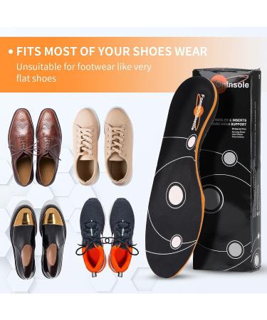 Plantar Fasciitis Arch Support Insoles for Men and Women - Orthotic Inserts for Running and Athletic Shoes - Gel Insoles for Flat Feet and High Arch Pain Relief - Men 9-10.5/Women 10 - Buy Online on GoSupps.com