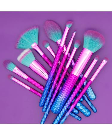 MODA Prismatic 12 pc Signature Makeup Brush Set - Ultimate Powder Foundation Fan Smudger Crease Detail & Liner Brushes for Flawless Makeup - Buy Online on GoSupps.com