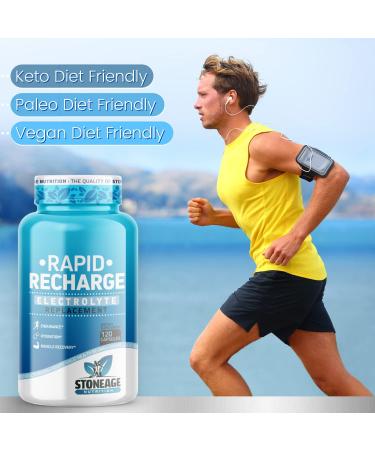 Electrolyte Pills - 120 Capsules for POTS Syndrome | Keto Electrolyte Supplements | Rapid Hydration & Endurance | Non-GMO & Gluten-Free - Buy Online on GoSupps.com