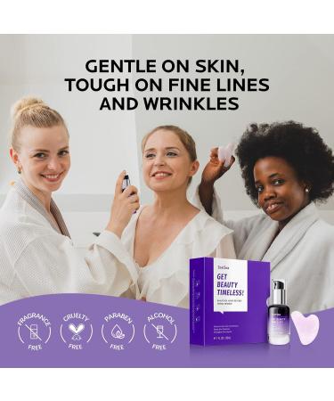 ZealSea 2% Bakuchiol Face Serum | Anti-Aging Essence for Wrinkles & Fine Lines | Plant Retinol Alternative & Peptide Cream for Sensitive Skin - 1 Fl Oz - Buy Online on GoSupps.com