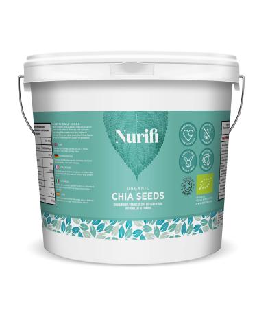 1KG Organic Chia Seeds - by Nurifi - Certified Organic Grade