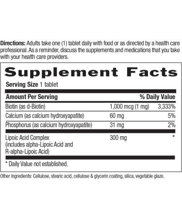 Country Life R-Alpha Lipoic Acid Complex 300mg - Alpha-Lipoic Acid 270mg & R-Lipoic Acid 30mg - Antioxidant Support - No Yeast Corn Wheat Soy Gluten Milk - Alpha Lipoic Acid Supplement - Buy Online on GoSupps.com