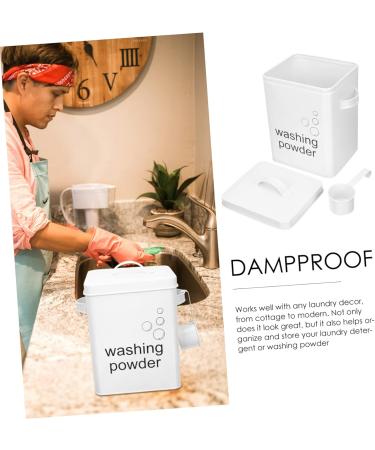 Alipis Washing Storage Bucket Fabric Softener Dispenser Snack Laundry Bin at Home tin Box - Buy Online on GoSupps.com