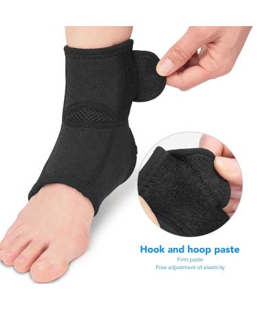 Adjustable Ankle Brace & Compression Sleeve for Joint Pain Relief | Sprained Ankle Support for Men & Women - Buy Online on GoSupps.com