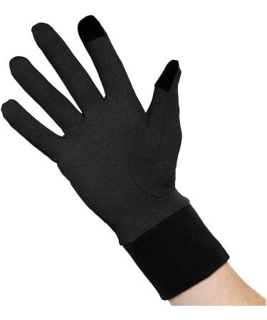 ASICS Performance Black Running Gloves - Lightweight Textile for Ultimate Comfort & Breathability - Shop Internationally - Buy Online on GoSupps.com