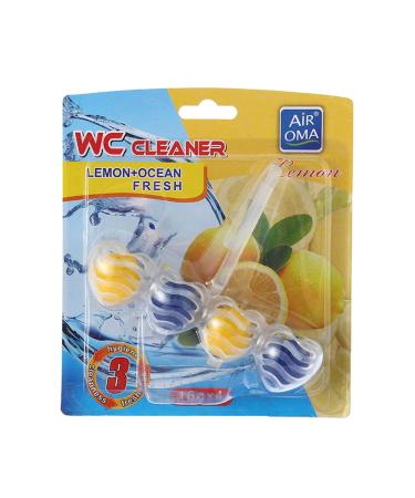 Toilet Bleach Toilet Cleaner Soft Scrub Toilet Bowl Freshener Hangings Automatic Toilet Cleaning Ball 4 Scents Lemon