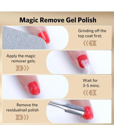 VIVAALI Gel Nail Polish Remover 0.68oz - Fast & Safe Soak Off UV LED Gel Polish Remover - Quick 3-5 Minute Formula - 1 Pack - Buy Online on GoSupps.com